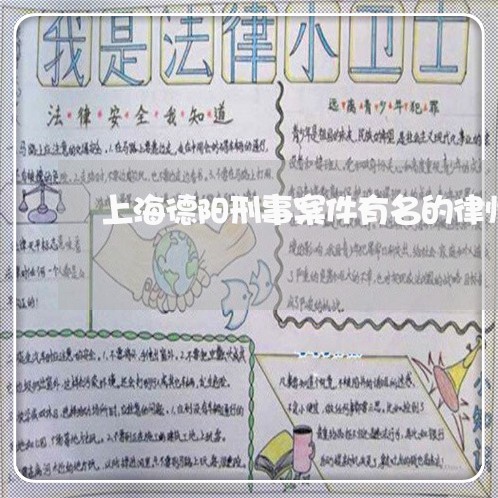 上海德阳刑事案件有名的律师/2023032787271 上海德阳刑事案件有名的律师/2023032787271