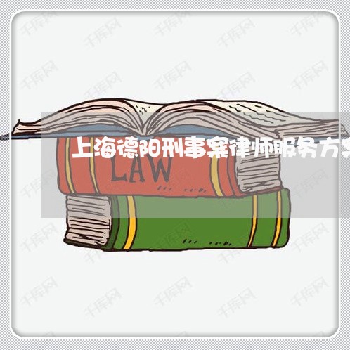 上海德阳刑事案律师服务方案/2023032760472