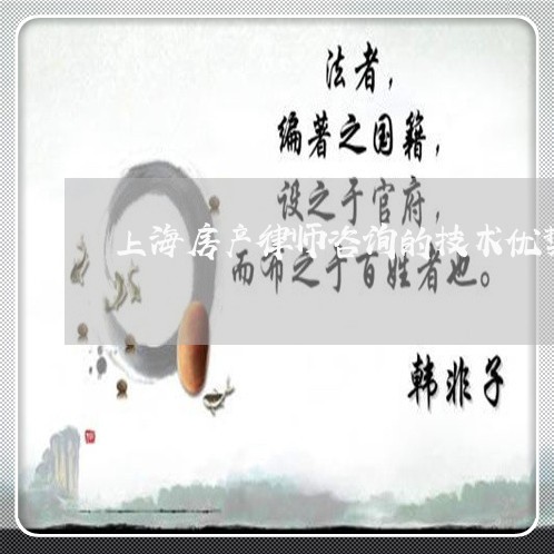 上海房产律师咨询的技术优势