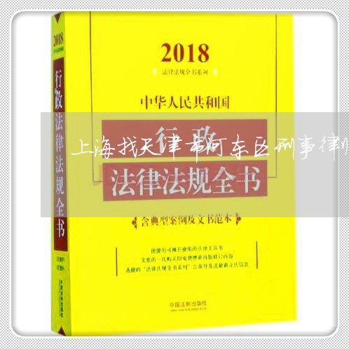 上海找天津市河东区刑事律师/2023032641381 上海找天津市河东区刑事律师/2023032641381