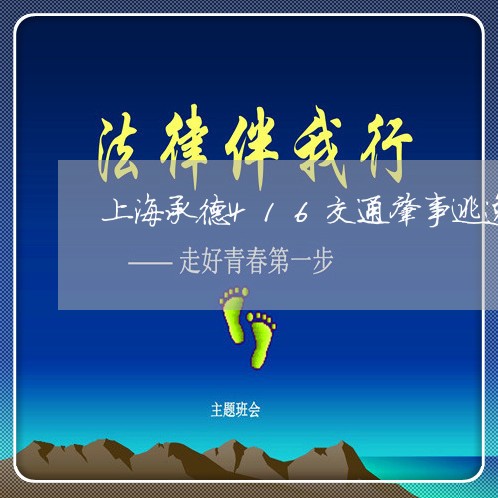 上海承德416交通肇事逃逸/2023032616058