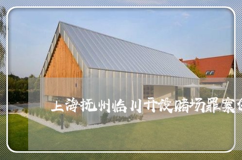 上海抚州临川开设赌场罪案例/2023032665350