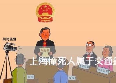上海撞死人属于交通肇事罪吗/2023032647270