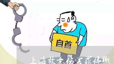 上海故意伤害罪停职了怎么办/2023032629273