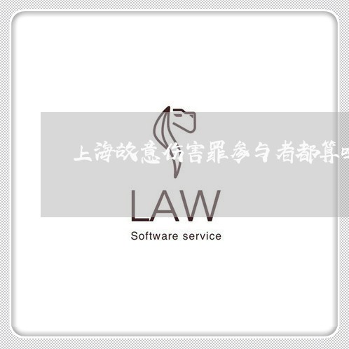 上海故意伤害罪参与者都算吗/2023032627147