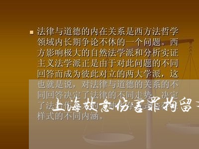 上海故意伤害罪拘留有案底吗/2023032606304