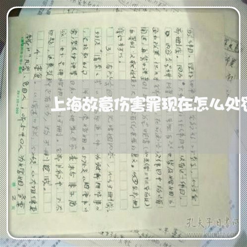 上海故意伤害罪现在怎么处罚/2023032605168