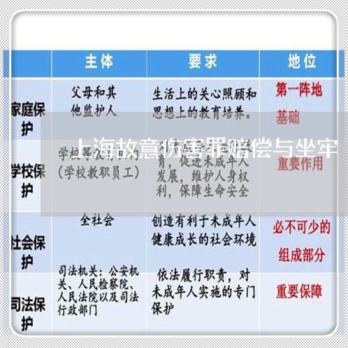 上海故意伤害罪赔偿与坐牢/2023032453704