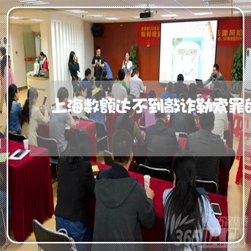 上海数额达不到敲诈勒索罪的/2023032616138 上海数额达不到敲诈勒索罪的/2023032616138