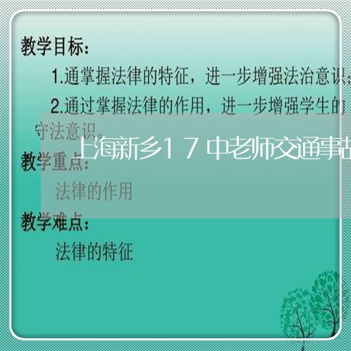 上海新乡17中老师交通事故/2023032626048 上海新乡17中老师交通事故/2023032626048