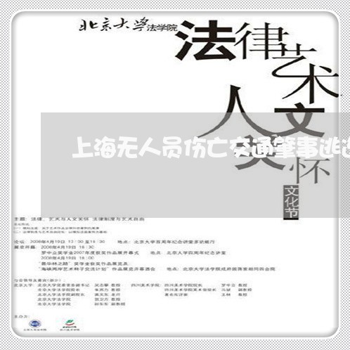 上海无人员伤亡交通肇事逃逸/2023032614926