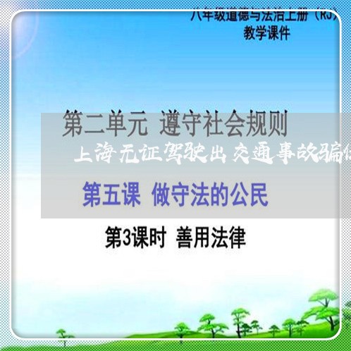 上海无证驾驶出交通事故骗保/2023032662593