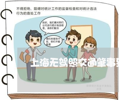 上海无驾照交通肇事致人死亡/2023032607046