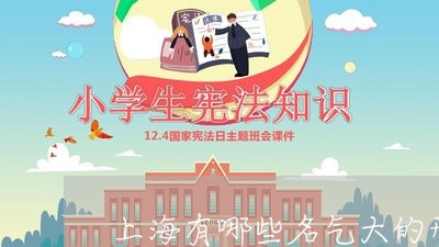 上海有哪些名气大的刑辩律师/2023032628258