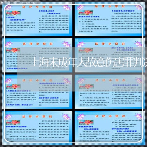 上海未成年人故意伤害罪判决/2023032651383 上海未成年人故意伤害罪判决/2023032651383
