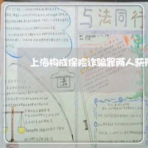 上海构成保险诈骗罪两人获刑/2023032517036