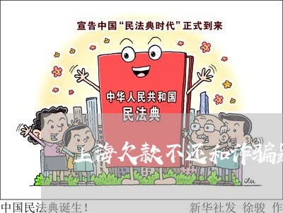 上海欠款不还和诈骗罪的区别/2023032570705