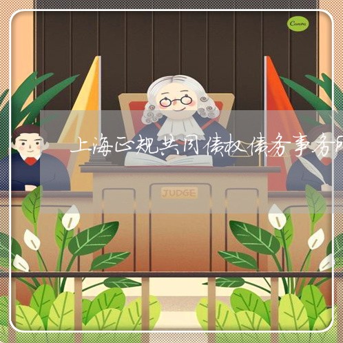 上海正规共同债权债务事务所/2023032518381 上海正规共同债权债务事务所/2023032518381