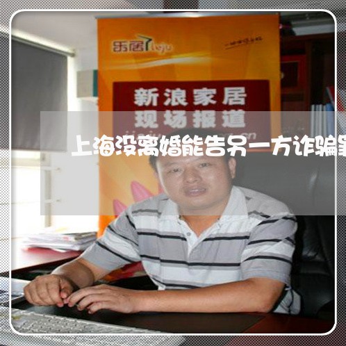 上海没离婚能告另一方诈骗罪/2023032527069