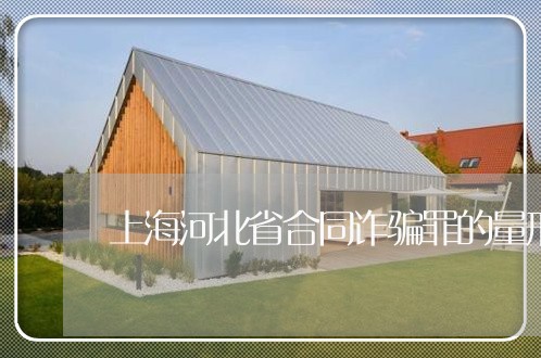 上海河北省合同诈骗罪的量刑/2023032526248 上海河北省合同诈骗罪的量刑/2023032526248