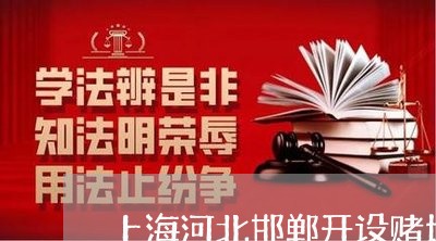 上海河北邯郸开设赌场罪一审/2023032552583