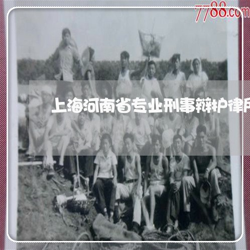 上海河南省专业刑事辩护律所/2023032559260 上海河南省专业刑事辩护律所/2023032559260