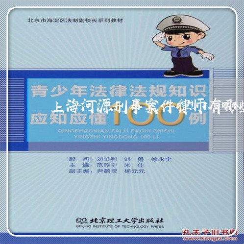 上海河源刑事案件律师有哪些/2023032506836