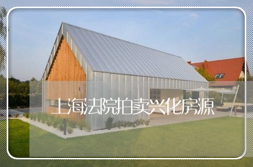 上海法院拍卖兴化房源 上海法院拍卖兴化房源