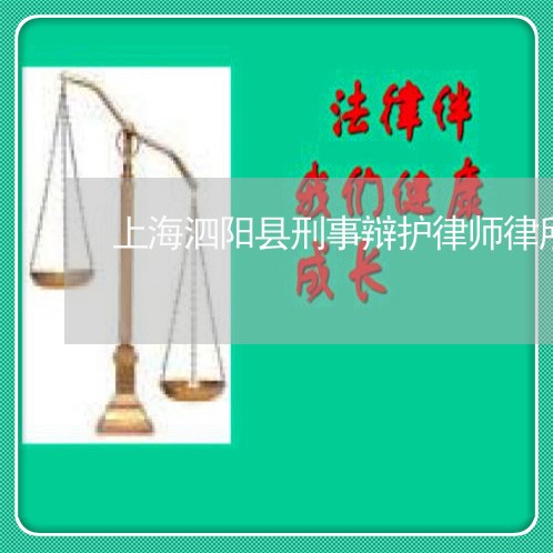 上海泗阳县刑事辩护律师律所/2023032505716