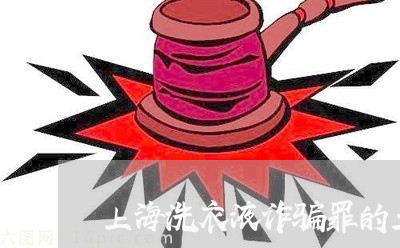 上海洗衣液诈骗罪的立案标准/2023032526383