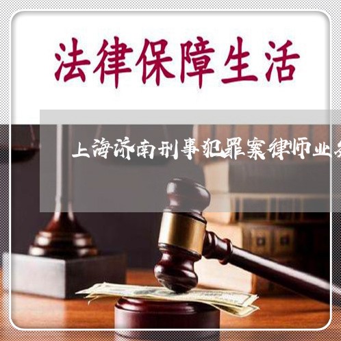 上海济南刑事犯罪案律师业务/2023032562826