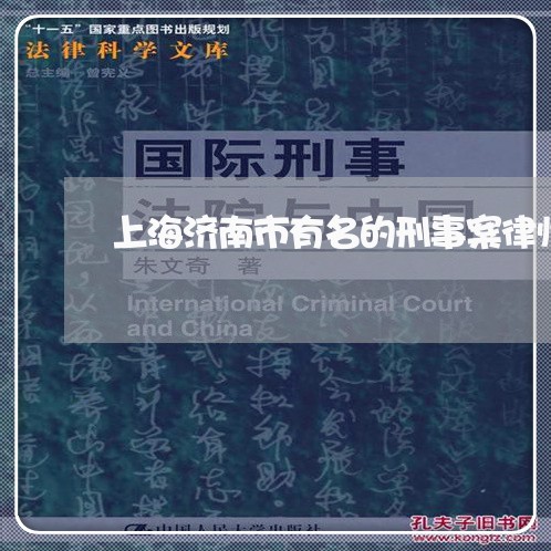 上海济南市有名的刑事案律师/2023032562894