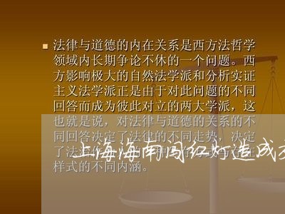 上海海南闯红灯造成交通事故/2023032527482