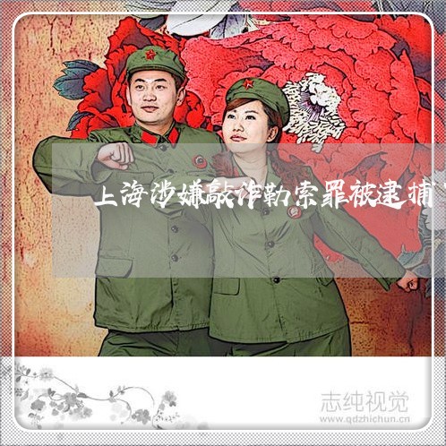 上海涉嫌敲诈勒索罪被逮捕了/2023032529379