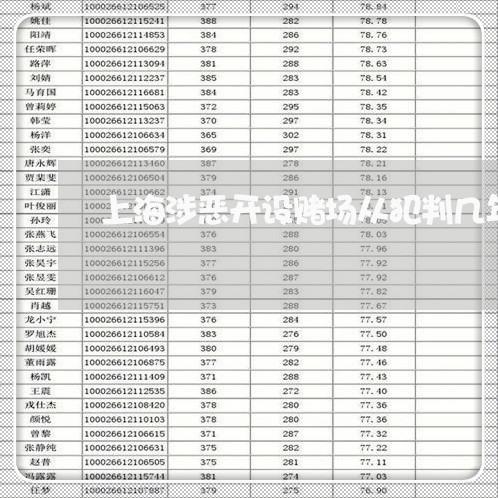 上海涉恶开设赌场从犯判几年/2023032573682 上海涉恶开设赌场从犯判几年/2023032573682
