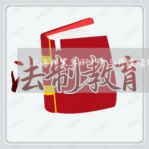 上海涉黑案例中参与开设赌场/2023032537362