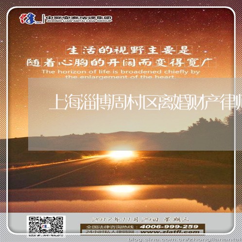 上海淄博周村区离婚财产律师/2023032585929