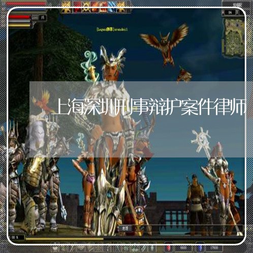 上海深圳刑事辩护案件律师/2023032384148
