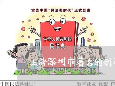 上海深圳市著名的刑事律师团/2023032523914