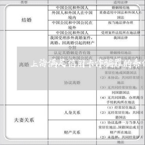上海满足信用卡诈骗罪的条件/2023032439240 上海满足信用卡诈骗罪的条件/2023032439240