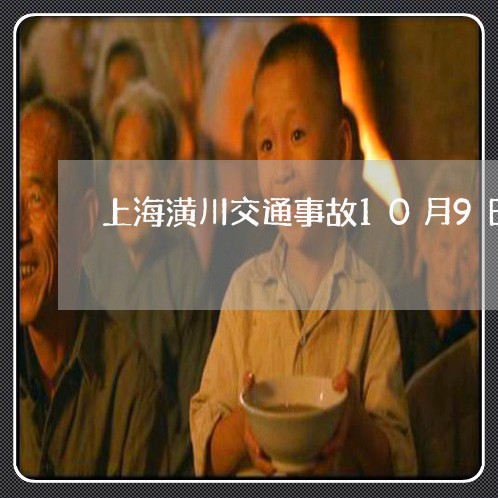 上海潢川交通事故10月9日/2023032596492