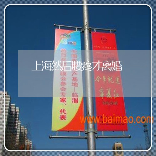 上海然后腰疼才离婚/2023032627969