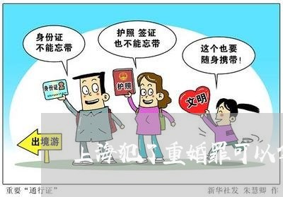 上海犯了重婚罪可以拿回来吗/2023032424959