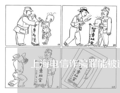 上海电信诈骗罪能被追回吗/2023032262738