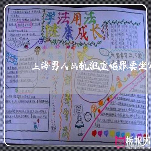 上海男人出轨犯重婚罪要坐牢/2023032471493