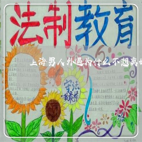 上海男人外遇为什么不想离婚/2023032438148