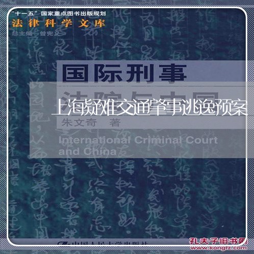 上海疑难交通肇事逃逸预案/2023032236380