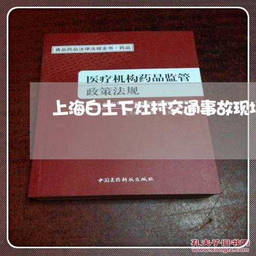 上海白土下灶村交通事故现场/2023032563402