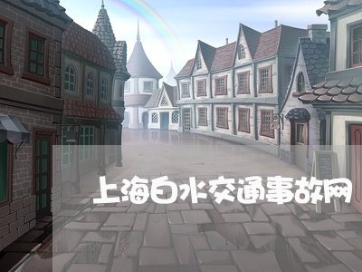 上海白水交通事故网/2023032625169 上海白水交通事故网/2023032625169