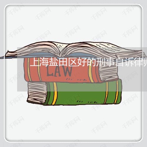 上海盐田区好的刑事自诉律师/2023032430481